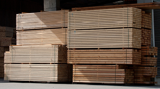 Rohstoff Holz Bretter